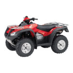 Canvas Seat Cover to suit TRX680 RINCON 2006 - Current
