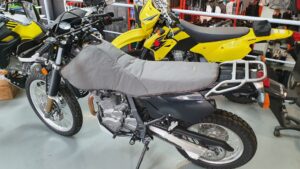 All-in-One Padded Canvas Seat and Tank Cover to suit Suzuki DR650 1996-