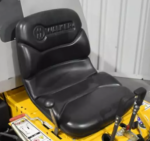 Canvas seat cover to suit Walker zero turn mower standard seat