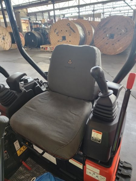 Kubota U17-5 seat cover heavy duty canvas mini excavator semi suspension seat